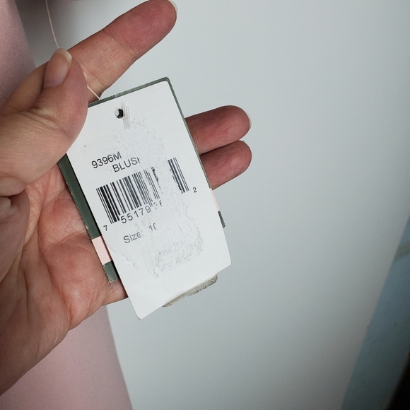 NWT Taylor Blush Shift Pink with Tiered Ruffled Sleeves.  Size 10. - Picture 6 of 8